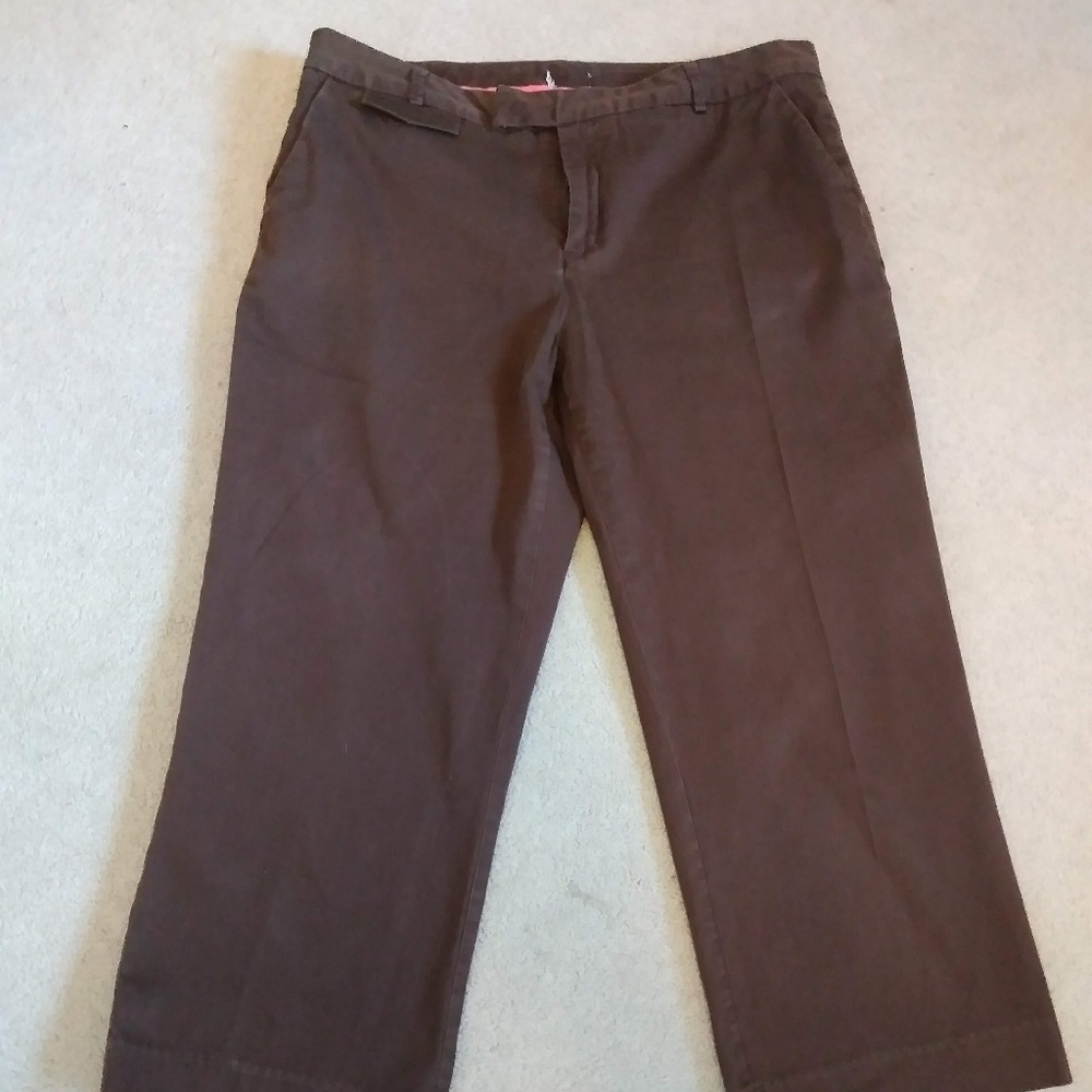 🛑LAST CHANCE🛑CROFT & BARROW Classic Fit Capris